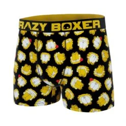 CRAZYBOXER Garfield Faces Men's Boxer Briefs 9 CRAZYBOXER Garfield Faces Men's Boxer Briefs -Crazyboxer Sales Store CBGAR0101GARF 4