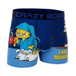 CRAZYBOXER Garfield Monday Men's Boxer Briefs -Crazyboxer Sales Store CBGAR0101MOND 3
