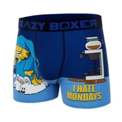 CRAZYBOXER Garfield Monday Men's Boxer Briefs -Crazyboxer Sales Store CBGAR0101MOND 4