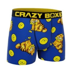 CRAZYBOXER Garfield Mean Cat Men's Boxer Briefs -Crazyboxer Sales Store CBGAR0101SMIL 3
