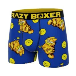 CRAZYBOXER Garfield Mean Cat Men's Boxer Briefs -Crazyboxer Sales Store CBGAR0101SMIL 4