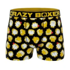 CRAZYBOXER Garfield Basketball Cat Men's Boxer Briefs (2 Pack) -Crazyboxer Sales Store CBGAR0101X2A1 6