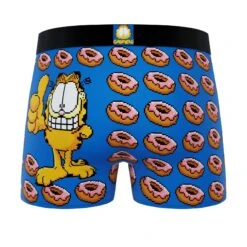 CRAZYBOXER Garfield Money And Donuts Men's Boxer Briefs (3 Pack) -Crazyboxer Sales Store CBGAR0101X3A3 9