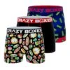 CRAZYBOXER Garfield King Men's Boxer Briefs (3 Pack) -Crazyboxer Sales Store CBGAR0101X3A4 1