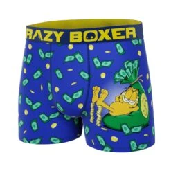 CRAZYBOXER Garfield Money Rain Men's Boxer Briefs -Crazyboxer Sales Store CBGAR0102DOLA 4