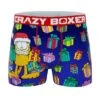 CRAZYBOXER Garfield Gift Holidays Men's Boxer Briefs -Crazyboxer Sales Store CBGAR0102GIFT 0