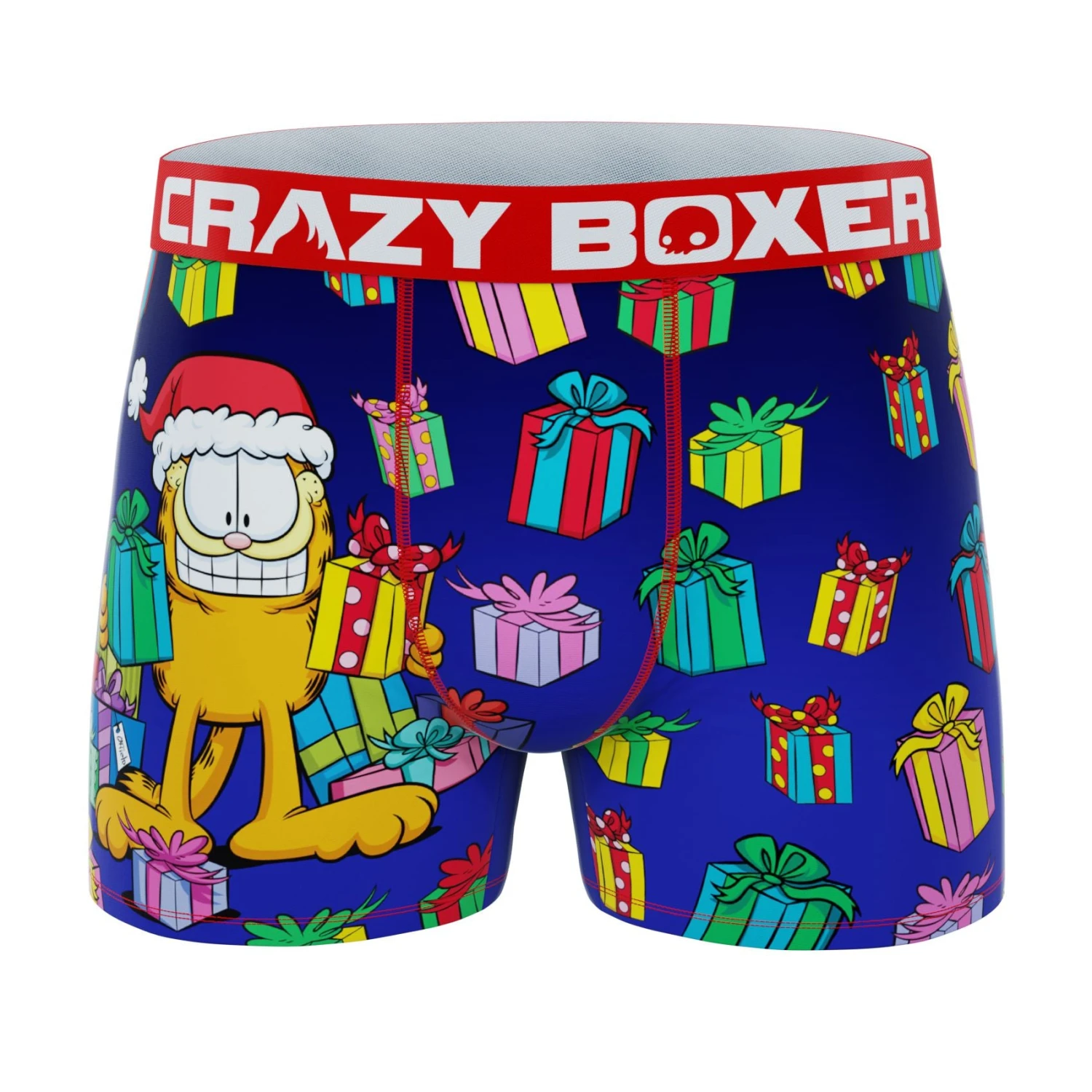 CRAZYBOXER Garfield Gift Holidays Men's Boxer Briefs 3 CRAZYBOXER Garfield Gift Holidays Men's Boxer Briefs