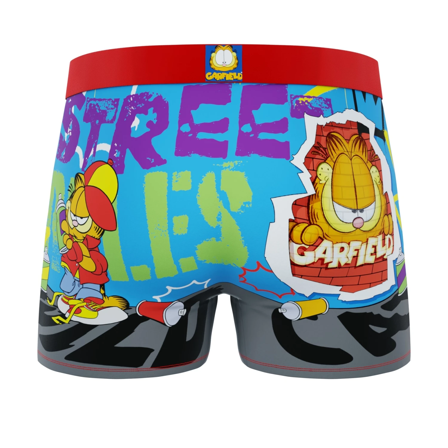 CRAZYBOXER Garfield Street Art Men's Boxer Briefs 4 CRAZYBOXER Garfield Street Art Men's Boxer Briefs - Image 2