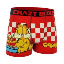 CRAZYBOXER Garfield Lasagna Box Men's Boxer Briefs (Creative Packaging) -Crazyboxer Sales Store CBGAR0102LASAN 3
