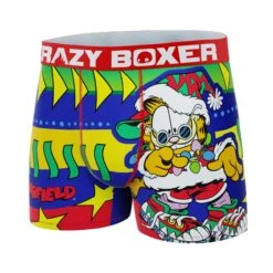 CRAZYBOXER Garfield Xmas Swag Holidays Men's Boxer Briefs -Crazyboxer Sales Store CBGAR0102SWAG 4