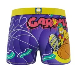 CRAZYBOXER Garfield Basketball And Money Men's Boxer Briefs (3 Pack) -Crazyboxer Sales Store CBGAR0102X3A2 2