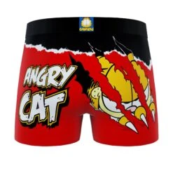 CRAZYBOXER Garfield Angry Cat Faces Men's Boxer Briefs (2 Pack) -Crazyboxer Sales Store CBGAR0103X2C1 5