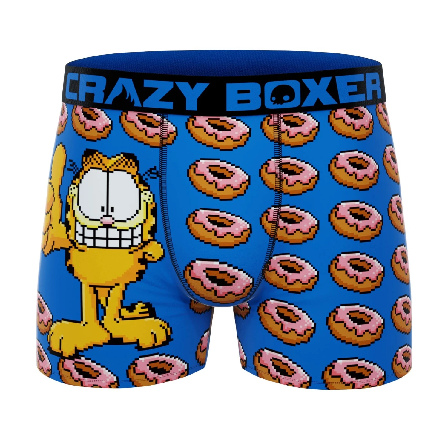 CRAZYBOXER Garfield Donuts King Men's Boxer Briefs (2 Pack) 6 CRAZYBOXER Garfield Donuts King Men's Boxer Briefs (2 Pack) - Image 4