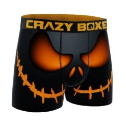 CRAZYBOXER Halloween Smile Men's Boxer Briefs -Crazyboxer Sales Store CBHAL0101SMIL 3