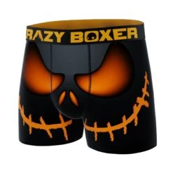 CRAZYBOXER Halloween Smile Men's Boxer Briefs -Crazyboxer Sales Store CBHAL0101SMIL 4