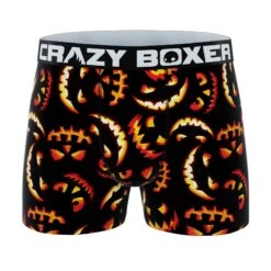 CRAZYBOXER Halloween Men's Boxer Briefs (2 Pack) -Crazyboxer Sales Store CBHAL0101X2A2 4