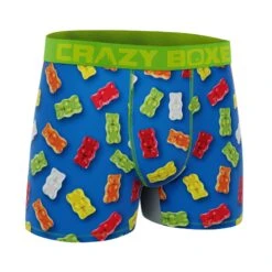CRAZYBOXER Haribo Gummy Bears Boys' Boxer Briefs (Candy Box) -Crazyboxer Sales Store CBHAR03GOLDN 3
