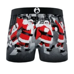 CRAZYBOXER Holidays Santa Men's Boxer Briefs (2 Pack) -Crazyboxer Sales Store CBHOL0101X2A1 6