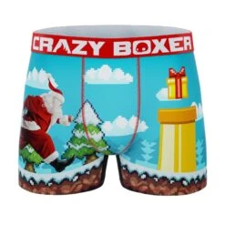 CRAZYBOXER Holiday Men's Boxer Briefs (3 Pack) -Crazyboxer Sales Store CBHOL0102X3A3 5