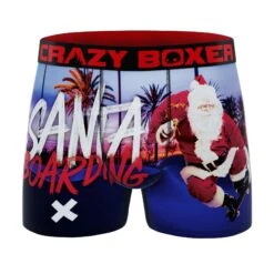 CRAZYBOXER Holidays Xmas Men's Boxer Briefs (3 Pack) -Crazyboxer Sales Store CBHOL01BMX3X1X 5