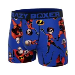 CRAZYBOXER The Incredibles Family Men's Boxer Briefs -Crazyboxer Sales Store CBINC0101FAMI 4