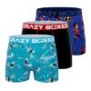CRAZYBOXER The Incredibles Family Men's Boxer Briefs (Pack 3)