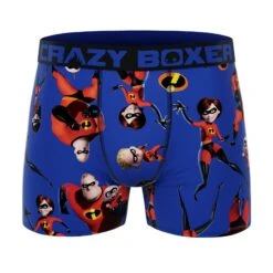 CRAZYBOXER The Incredibles Men's Boxer Briefs (Pack 5) 13 CRAZYBOXER The Incredibles Men's Boxer Briefs (Pack 5) -Crazyboxer Sales Store CBINC0101X5A1 12