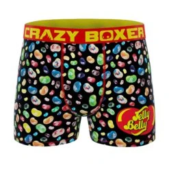 CRAZYBOXER Jelly Belly Beans Men's Boxer Briefs (3 Pack) -Crazyboxer Sales Store CBJEL0101X3A2 1