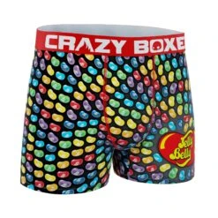 CRAZYBOXER Jelly Belly Beans All Over Men's Boxer Briefs -Crazyboxer Sales Store CBJEL01CIRC 3