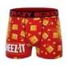 CRAZYBOXER Kellogg's Extra Cheese Men's Boxer Briefs 1 CRAZYBOXER Kellogg's Extra Cheese Men's Boxer Briefs -Crazyboxer Sales Store CBKLG0101CHEZ 0