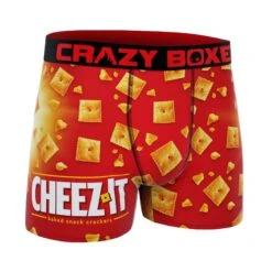 CRAZYBOXER Kellogg's Extra Cheese Men's Boxer Briefs -Crazyboxer Sales Store CBKLG0101CHEZ 3