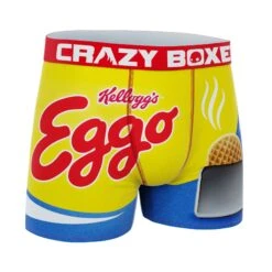 CRAZYBOXER Kellogg's Waffles Men's Boxer Briefs -Crazyboxer Sales Store CBKLG0101EGGO 3