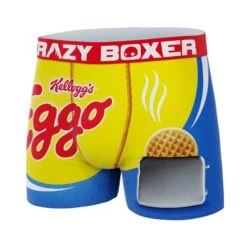 CRAZYBOXER Kellogg's Waffles Men's Boxer Briefs -Crazyboxer Sales Store CBKLG0101EGGO 4