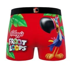 CRAZYBOXER Kellogg's Toucan Men's Boxer Briefs (Creative Packaging) -Crazyboxer Sales Store CBKLG0101LOPYN 2