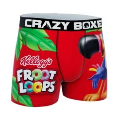 CRAZYBOXER Kellogg's Toucan Men's Boxer Briefs (Creative Packaging) -Crazyboxer Sales Store CBKLG0101LOPYN 3