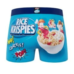 CRAZYBOXER Kellogg's Rice Krispies Men's Boxer Briefs (Creative Packaging) -Crazyboxer Sales Store CBKLG0101RICEN3 2