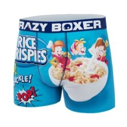 CRAZYBOXER Kellogg's Rice Krispies Men's Boxer Briefs (Creative Packaging) -Crazyboxer Sales Store CBKLG0101RICEN3 4