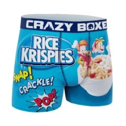 CRAZYBOXER Kellogg's Rice Krispies Cereal Box Men's Boxer Briefs -Crazyboxer Sales Store CBKLG0101RICE 3