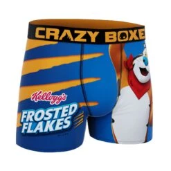CRAZYBOXER Kellogg's Tony The Tiger Men's Boxer Briefs (Creative Packaging) -Crazyboxer Sales Store CBKLG0101TONN2 3