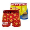CRAZYBOXER Kellogg's Extra Cheese & Waffles Men's Boxer Briefs (2 Pack) -Crazyboxer Sales Store CBKLG0101X2B1 1