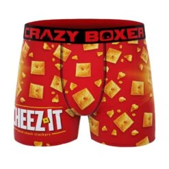 CRAZYBOXER Kellogg's Extra Cheese & Waffles Men's Boxer Briefs (2 Pack) -Crazyboxer Sales Store CBKLG0101X2B1 6