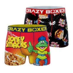 CRAZYBOXER Kellogg's Froot Loops Halloween Spok Men's Boxer Briefs (2 Pack)