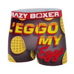 CRAZYBOXER Kellogg's L'Eggo My Eggo Men's Boxer Briefs 9 CRAZYBOXER Kellogg's L'Eggo My Eggo Men's Boxer Briefs -Crazyboxer Sales Store CBKLG0104LEG2 4