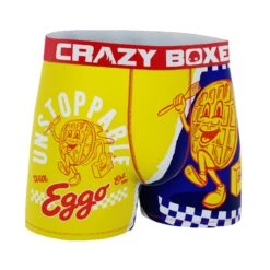 CRAZYBOXER Kellogg's Waffle Men's Boxer Briefs 8 CRAZYBOXER Kellogg's Waffle Men's Boxer Briefs -Crazyboxer Sales Store CBKLG0104WAFL 3