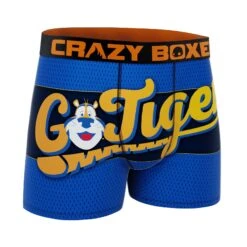 CRAZYBOXER Kellogg's Go Tiger Men's Boxer Briefs -Crazyboxer Sales Store CBKLG0105GOTI 3