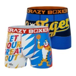 CRAZYBOXER KelloggsMen's Boxer Briefs (2 Pack)