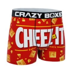 CRAZYBOXER Cheez-It Logo Men's Boxer Briefs -Crazyboxer Sales Store CBKLG0106CHZZ 3