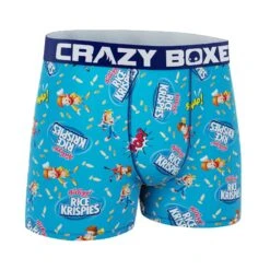 CRAZYBOXER Kellogg's Rice Men's Boxer Briefs 8 CRAZYBOXER Kellogg's Rice Men's Boxer Briefs -Crazyboxer Sales Store CBKLG0106RICE 3