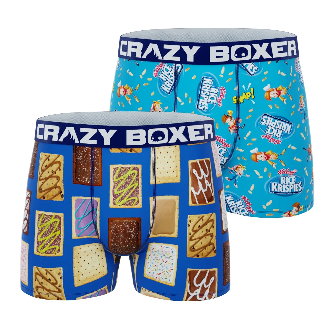 CRAZYBOXER Kellogg's Pop Men's Boxer Briefs (2 Pack) 3 CRAZYBOXER Kellogg's Pop Men's Boxer Briefs (2 Pack)