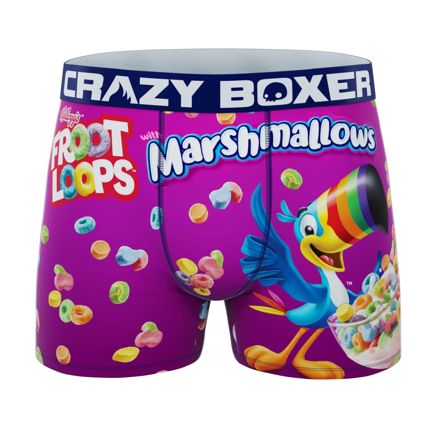 CRAZYBOXER Kelloggs Toucan Sam Men's Boxer Briefs (2 Pack) 4 CRAZYBOXER Kelloggs Toucan Sam Men's Boxer Briefs (2 Pack) - Image 2